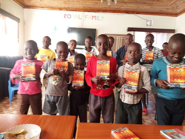 Receiving of new Bibles-DVBS